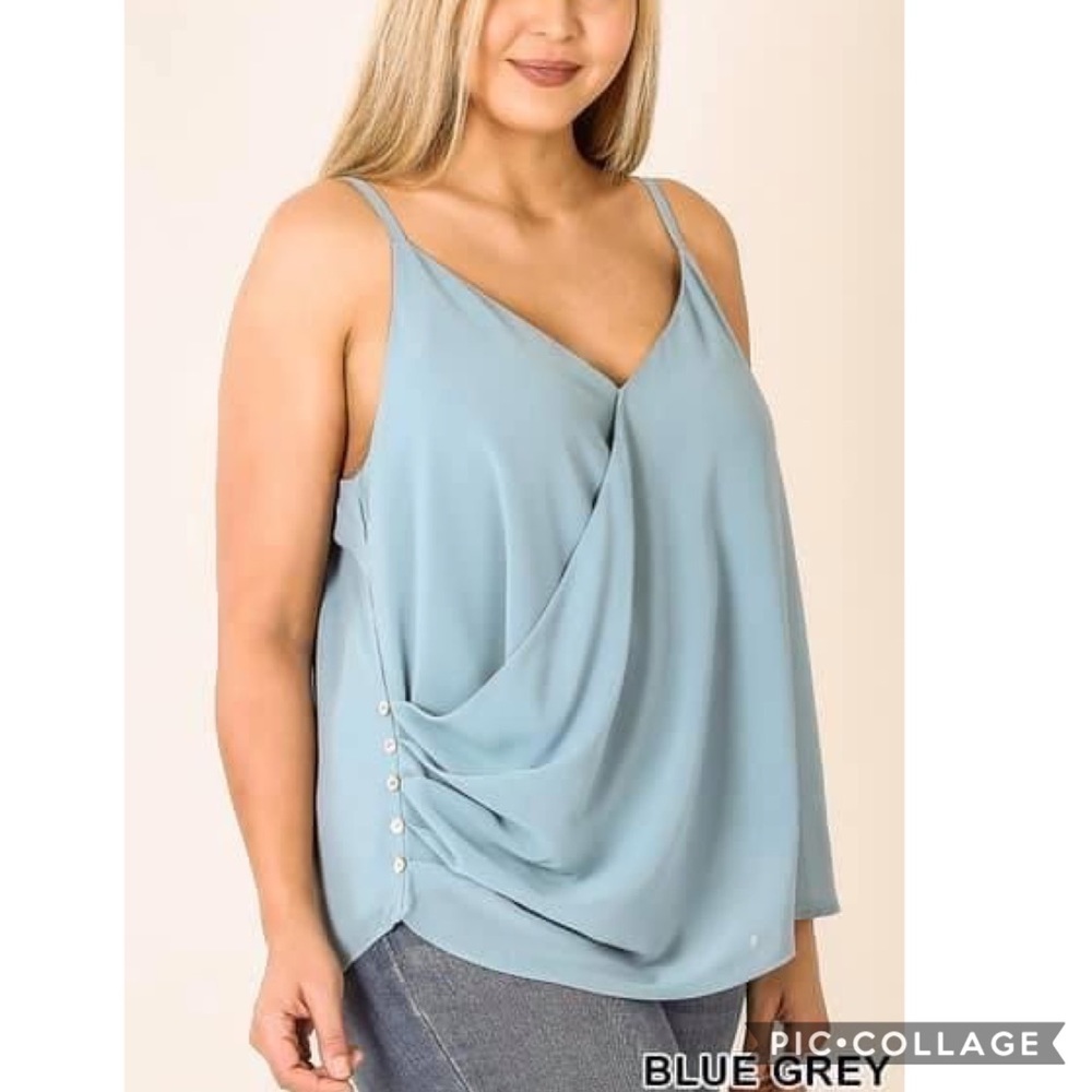 C̺͆L̺͆E̺͆A̺͆R̺͆A̺͆N̺͆C̺͆E̺͆  PLUS SIZE Spaghetti Top